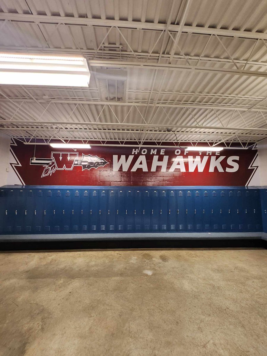 GC_Image's tweet photo. Proud to Welcome @WahawkFootball to the GCI Family with their new Wall Graphics. Our creative director @C2CDesign1 really added some pop to their locker room with these designs!! Big thanks to the Wahawks!!
#gcifamily #customgraphics #wallwraps #football https://t.co/7LiqSyWReY
