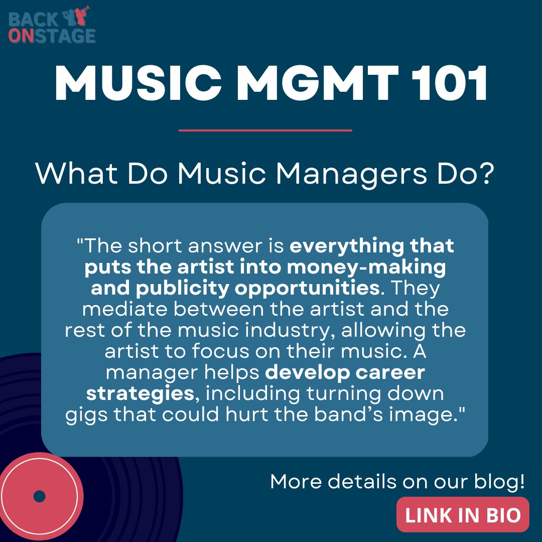 Ready to manage your favorite #band? Here's what you need to know. bit.ly/3lzzQbd (link in bio)

#bandmanagement #talentmanagement #musicmanager