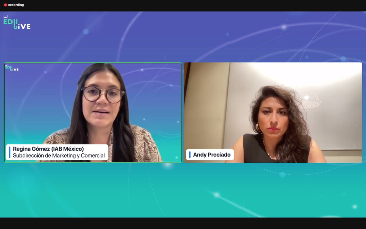 IABMexico's tweet photo. ¡Bienvenida a nuestro segundo webinar de #EduLive con Andrea Preciado! 😎

Corre y conéctate con nosotros a este webinar con @LDM_digitalmkt, en donde se tocarán temas sobre el impacto de informes SEO para la toma de decisiones estratégicas, planificar acciones basadas en datos y definir informes de acuerdo al objetivo del cliente. 🌐

Aquí el link: https://t.co/ePZTp3BaKn