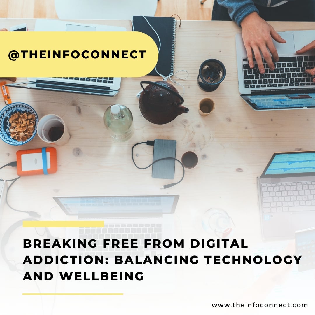 New Blog Post ⤵️
Breaking Free from Digital Addiction: Balancing Technology and Wellbeing
#digitaladdict #digitaladdiction #breakingfree #technology #balance #wellbeing #mindset #mentalhealth #digitalhealth #digitalwellbeing #digitalwellness

theinfoconnect.com/post/breaking-…