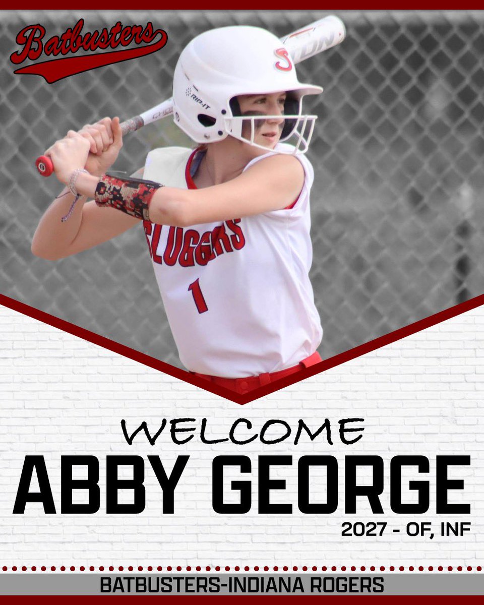 💥Roster Alert💥 Batbusters -Rogers would like to welcome #1 Abby George to our 23-24 Roster.