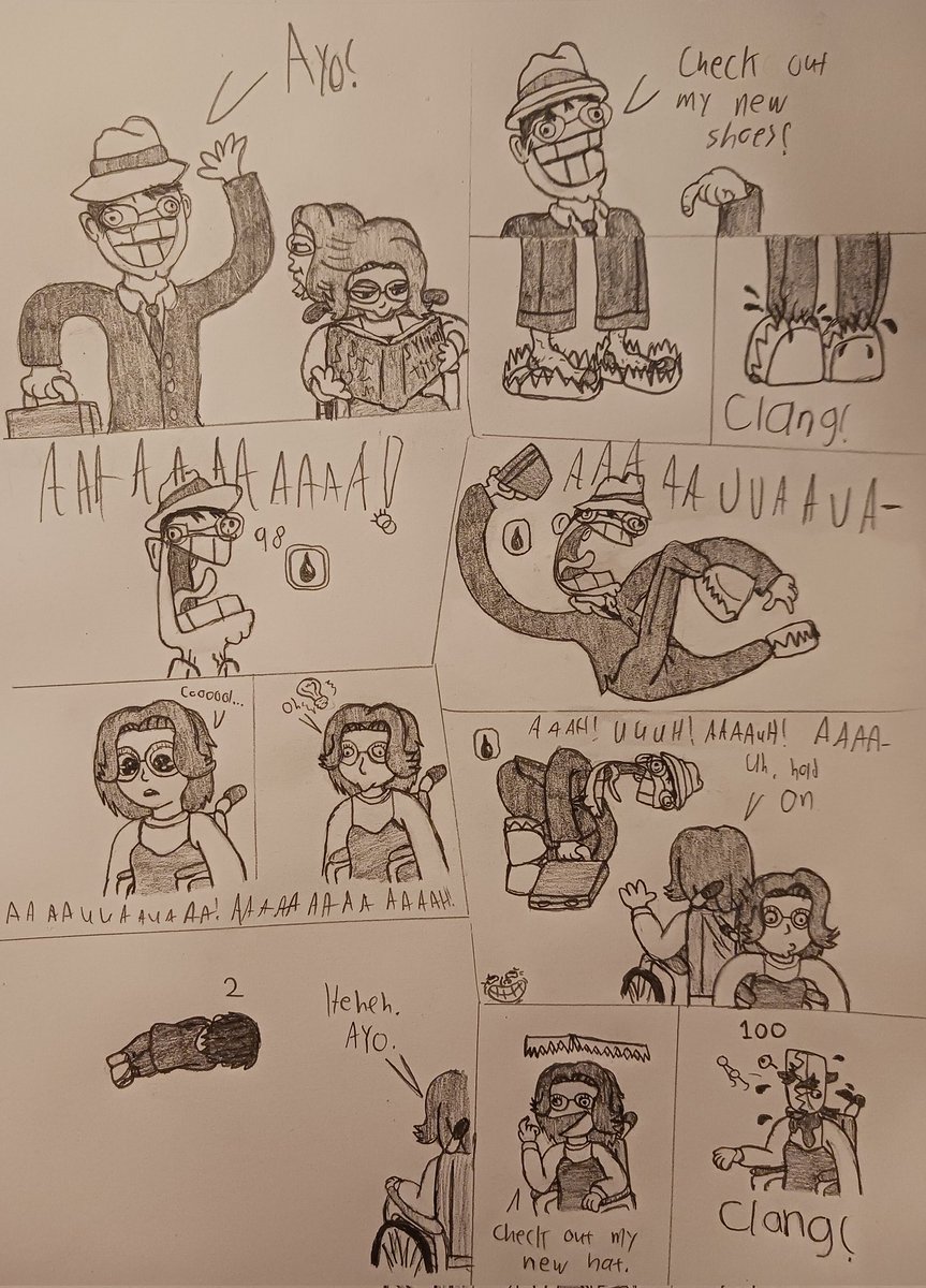 Dommer4kill's tweet photo. Bear traps in Fear & Hunger 2 be like:
I wish I could have animated this.
#D4KComics #FearandHunger https://t.co/BkO7ixs4Xw