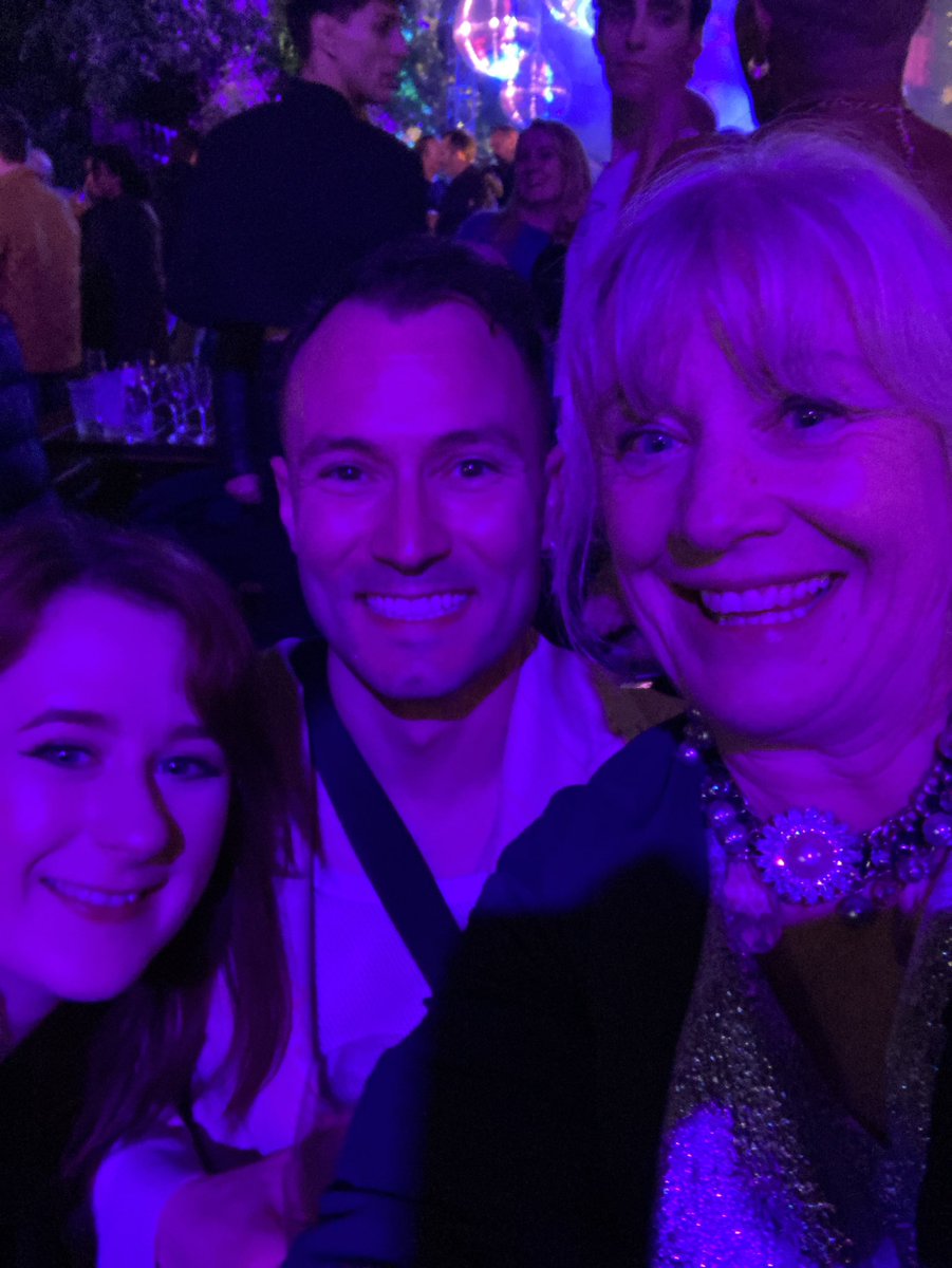 CathHumphrys's tweet photo. Wonderful night at #LaCageAuxFolles with @alexparker91 to see @Jordanleedavies (Chantal) and despite rain stopping play, loved meeting #JasonCarr #CaitlinMeek and @PGilluley - let’s keep in touch x https://t.co/kF1vWFCxDm