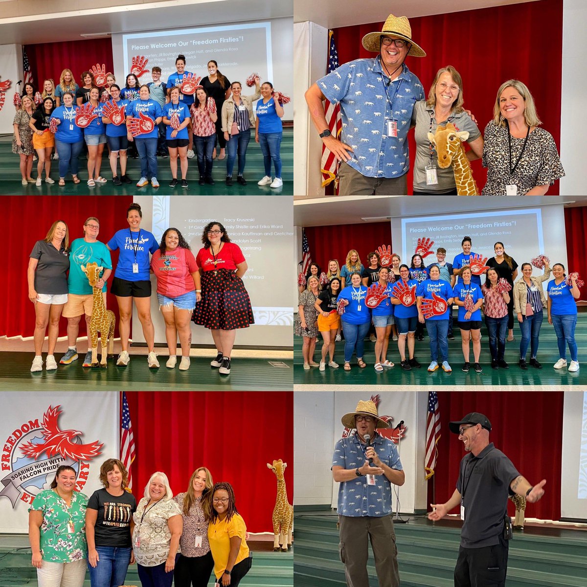 Welcome Back Freedom Elementary! This morning’s Welcome Back Breakfast and meeting were the perfect kickoff to what is going to be an awesome year!