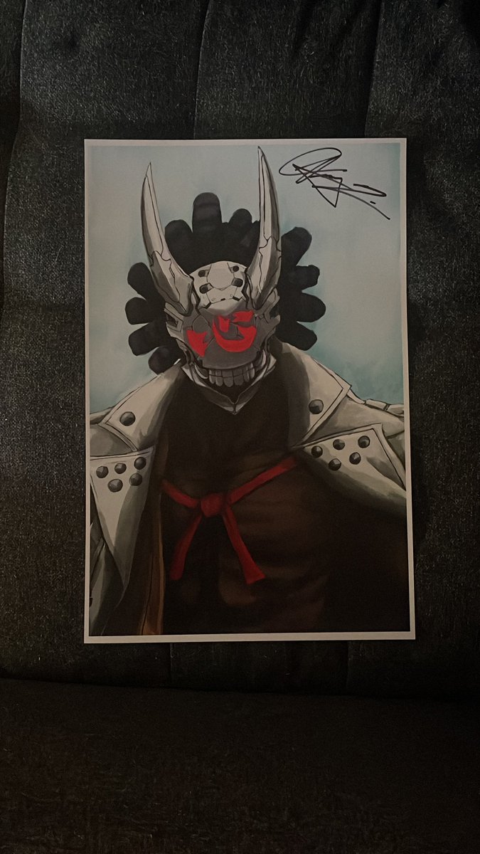 <a href="/EVO/">Evo</a> attendees I need you help:

Does anyone know this artist’s handle? He was very kind and gave me this Nago artwork and even signed it. I wanna give him a shoutout. I believe his name is Avery.