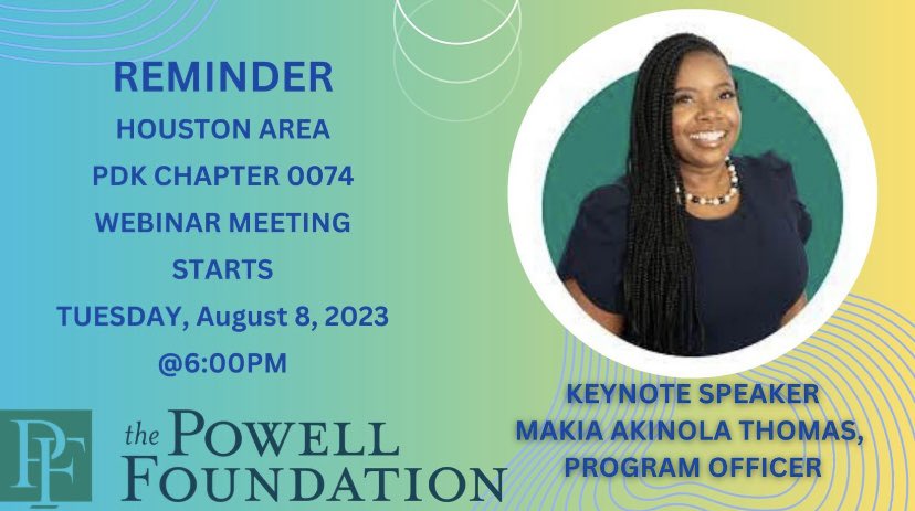 PDK Houston Area Chapter 0074 (@pdk_houstonarea) on Twitter photo We are thrilled to have Makia Akinola Thomas presenting tonight to <a href="/PDK_HoustonArea/">PDK Houston Area Chapter 0074</a> members! We are thrilled to have Makia Akinola Thomas presenting tonight to <a href="/PDK_HoustonArea/">PDK Houston Area Chapter 0074</a> members!