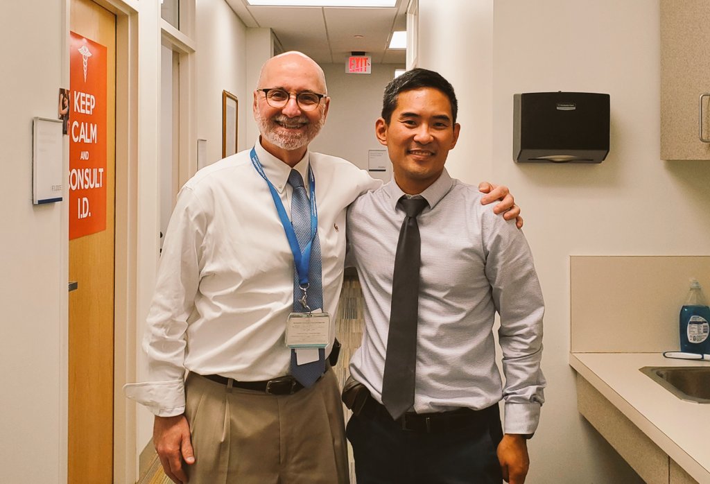 paulksue1's tweet photo. 🥰 Last day in #PedSOTID clinic @UTSWPedsGroup & @Childrens, and one final goodbye to my good friend & boss #JeffKahn. Amazed & grateful for what we buillt here, and excited for the next chapter of #PedsTID @UTSWNews under the direction of #DanielYCChang. #GoGetEm #PedsTID https://t.co/SWs4N00Tt8
