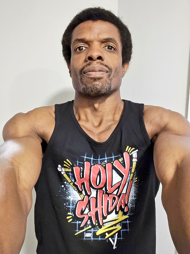 susd4life's tweet image. i pulled this out today. glad to see @shidahikaru as champ again.
#prowrestlingtees #pwtees #aew #AEWDynamite