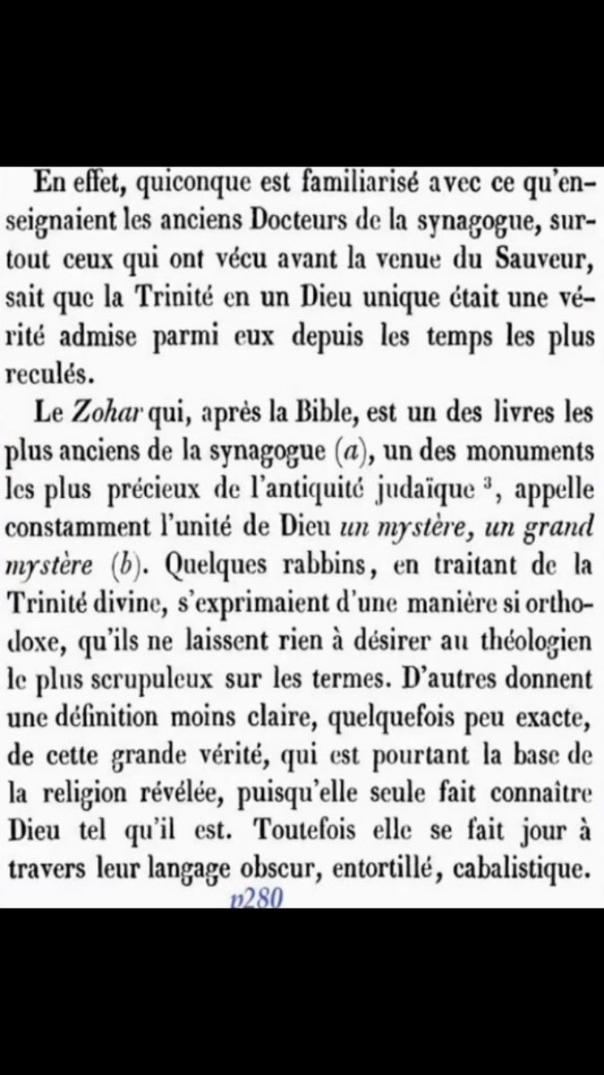 AnelkaArthur's tweet photo. @MiaouDolce Alors que dit Paul Drach ? Que déjà la synagogue ancienne en remontant jusqu’au âge les plus reculées possédées le grand mystère de 3 hypostase dans l’unité de l’essence divine https://t.co/TtuNfObUgZ