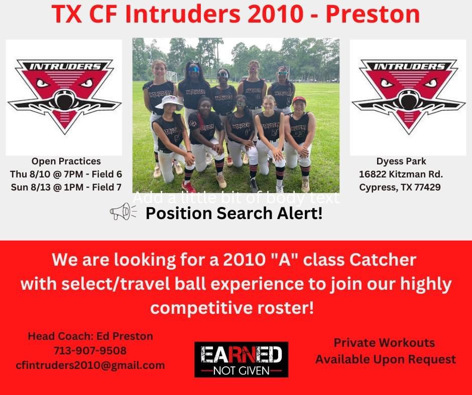 Texas CF Intruders tweet media