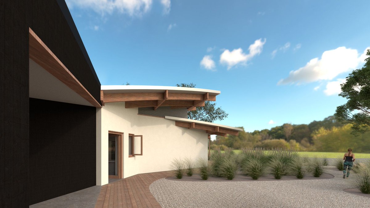 _BDAA_'s tweet image. Introducing the visionary mind who is redefining architecture and design – George Brown. He gives us Aldinga Arts Eco Village Community Centre. 🌟 

#SustainableDesign #InnovativeArchitecture #CommunityEmpowerment #ArtInNature #DesignMasters #BDAA