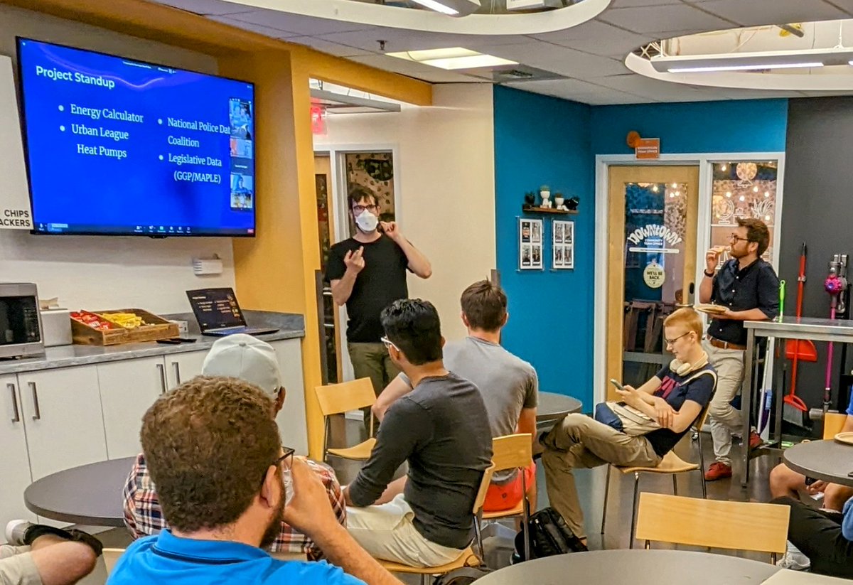 CodeForBoston's tweet image. ℹ️ Weekly hack nights include updates on current projects and opportunities to contribute to them! @MapleTestimony recently had a launch last month at @Northeastern and is still looking for volunteers for a variety of roles. Register for more info! 🔗 codeforboston.org