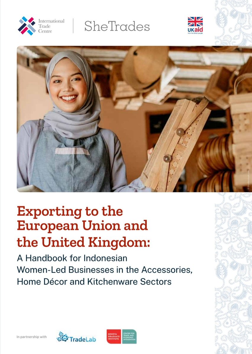 In collaboration w/ <a href="/UKinIndonesia/">UK in Indonesia</a> &amp; #SheTrades 🇮🇩 Hub, pleased to lead a fruitful roundtable discussion w/multiple stakeholders &amp; launch an <a href="/ITCnews/">International Trade Centre (ITC)</a> export handbook developed in partnership w/ <a href="/TradeLabGeneva/">TradeLab</a> as well as the AI-empowered digital workshop on export competitiveness