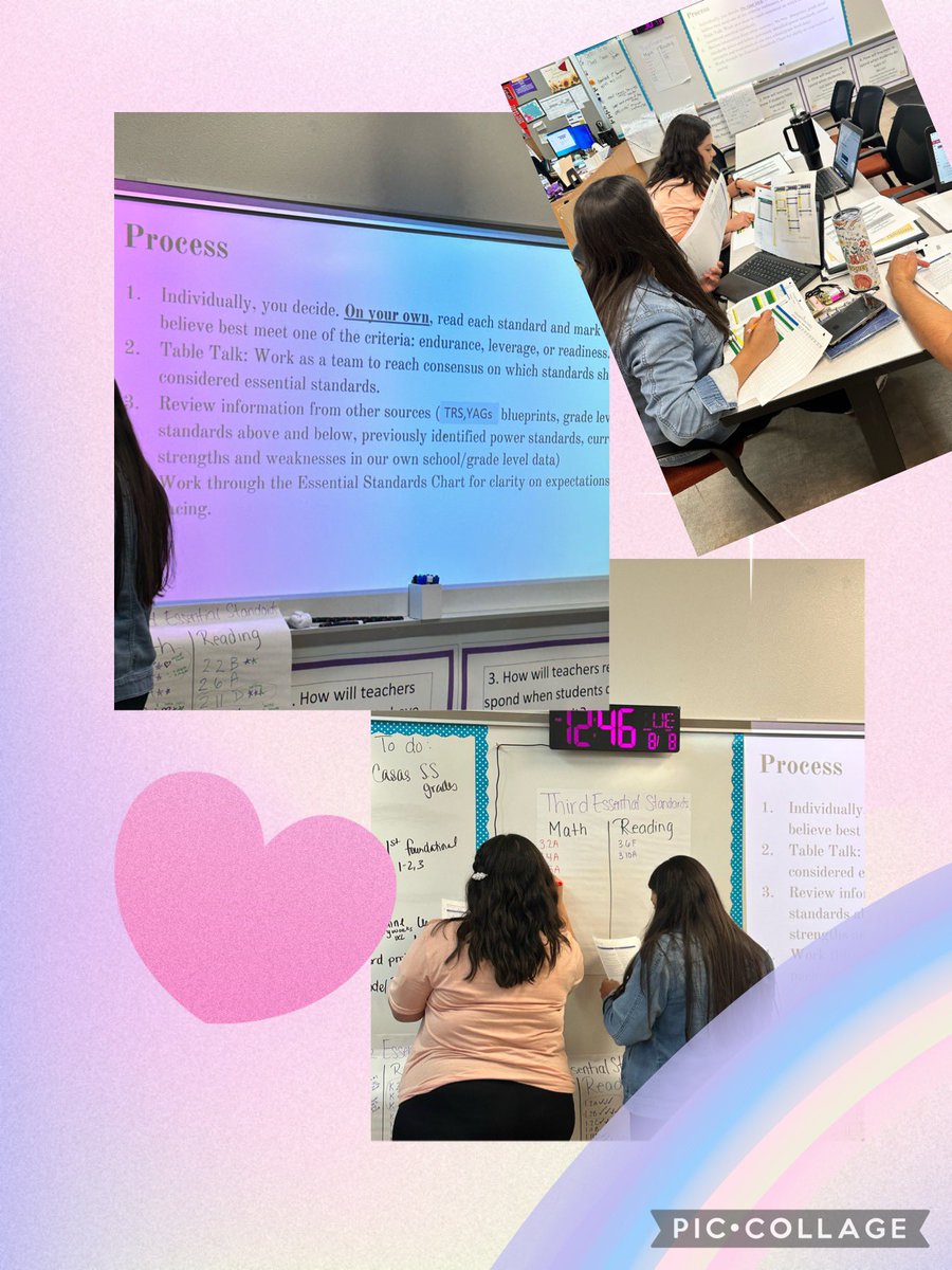 NOjeda_MMS's tweet photo. It was a great day for our PLC @PurpleHeart_ES we dove into essential standards to assure that we do #WhateverItTake because we know that the #MissionIsPossible 💜 https://t.co/ytZFaFQhty