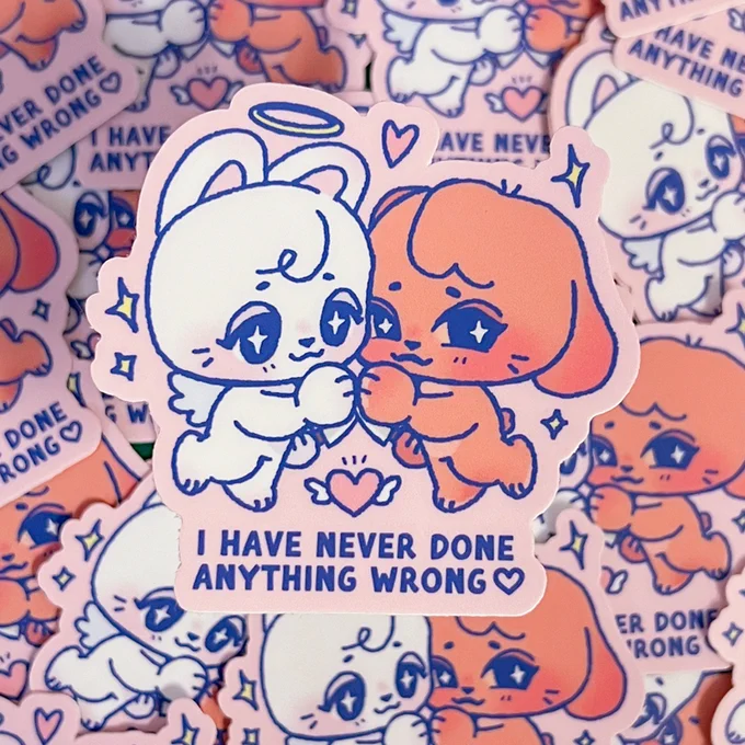 i think this is my favorite sticker in a while 💗