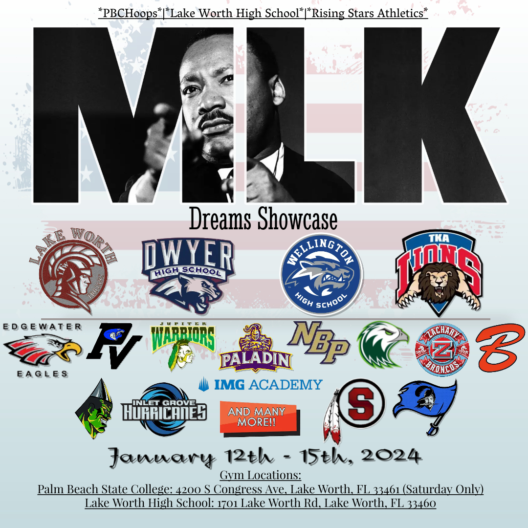 RisingStarsPBC's tweet photo. @LWHBasketball &amp; @PBCBBallForum have teamed up  for the "MLK Dreams Showcase" w/ some of PBC's Premiere Basketball Programs as well as some of the best talent in FL &amp; surrounding states. Still accepting teams! @miamidadebb @407strong @Hoops863 @904 @TheoDorseyTV @emilee_smarr https://t.co/JuhnPLzAWI