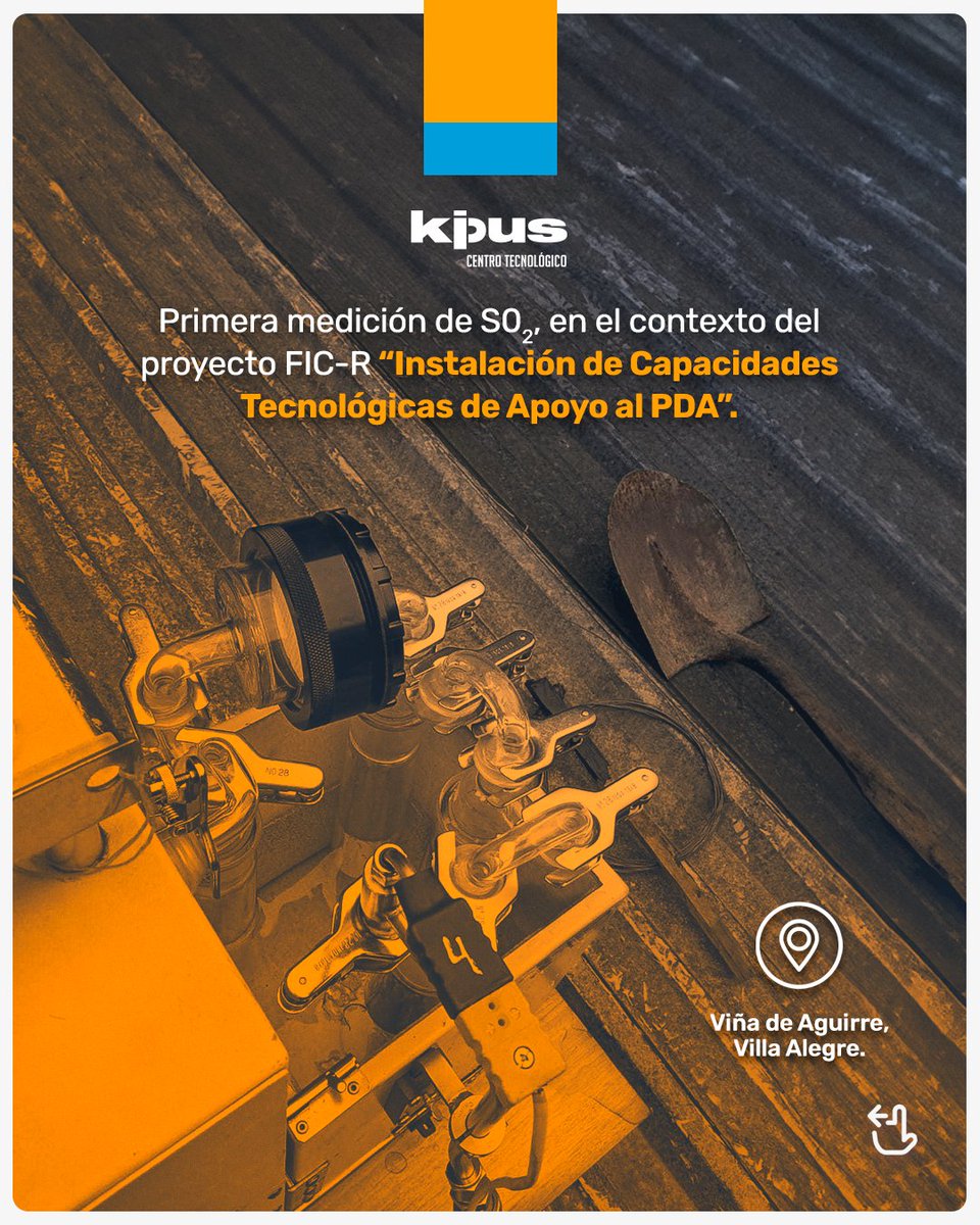 kipus_utalca's tweet photo. El pasado miércoles 26 de julio, se desarrolló, en el contexto del proyecto FIC-R “Instalación de Capacidades Tecnológicas de Apoyo al PDA” la primera medición de SO₂ en las dependencias de Viña de Aguirre, Villa Alegre 📍. https://t.co/y92CcHTgIn