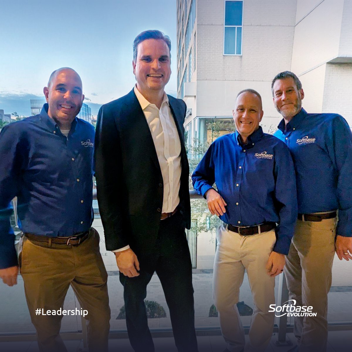 SoftbaseSystems's tweet image. Meet our accomplished leadership team!

From left to right: 
👏 Greg Gardner - Director of Support

👏 Adam Madsen - President

👏 Dave Barr - Director of Sales and Implementations

👏 Eric Oliver - Chief Engineer

#softbase #softbasesystems #DMS #dealershipmanagment #dealership