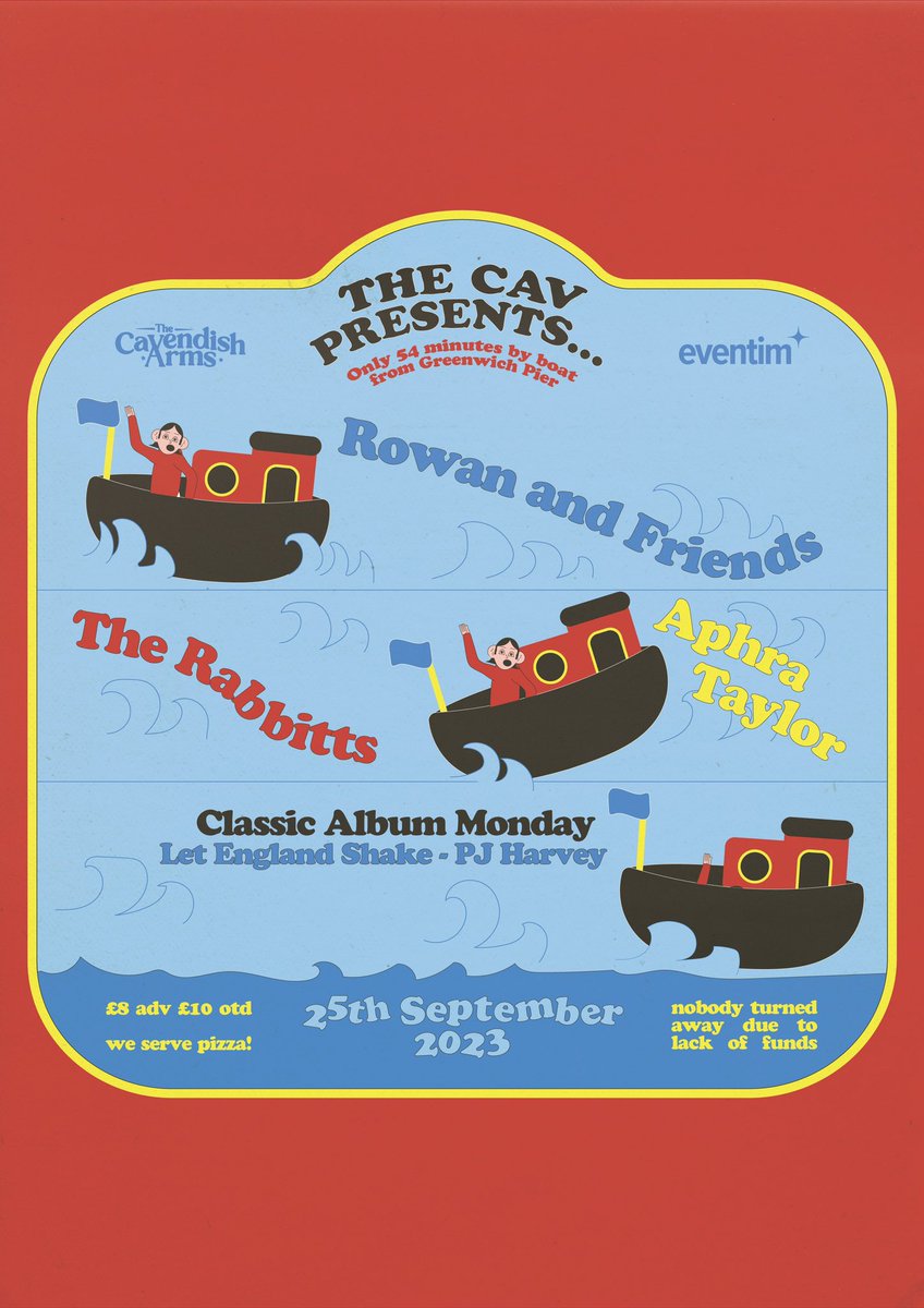 Another London gig finally! So excited! Come along on the 25th Sept for some good tunes at The Cavendish Arms with Rowan and Friends and The Rabbitts.
eventim-light.com/uk/a/63ea2a0f7…