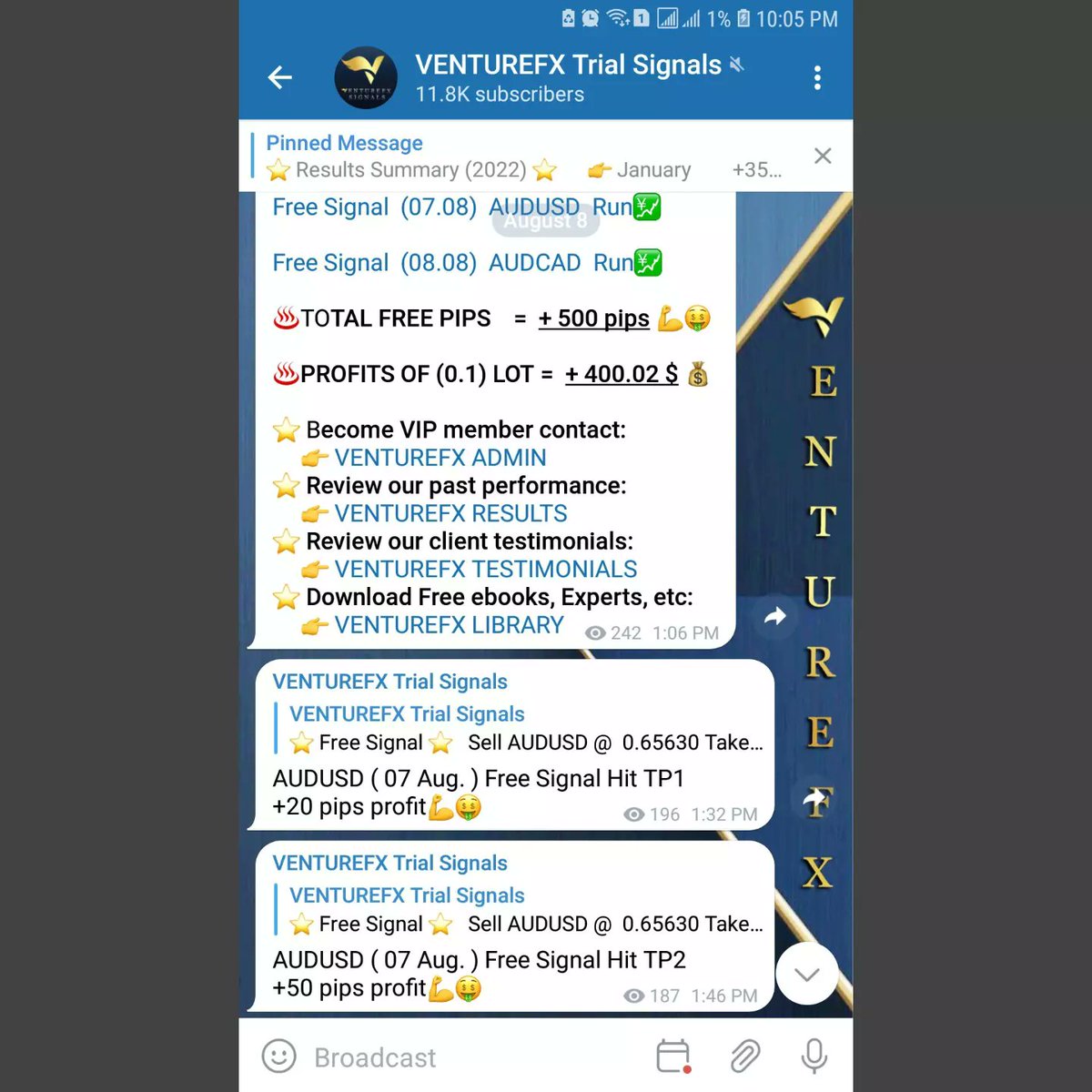 VENTUREFXS's tweet photo. Results of Last Free Signals
⬇Join Here⬇.
⏩
https://t.co/2Fm5Q8s0jN . https://t.co/qHscKUpdAd .
.
.

#pips #profits #forex #eurusd #signals #DayTrading #swingtrade #scalping #metatrader4 #investing #priceaction #trading #forexsignals #ForexLife #TRADINGTIPS https://t.co/3mGBaGDVrl