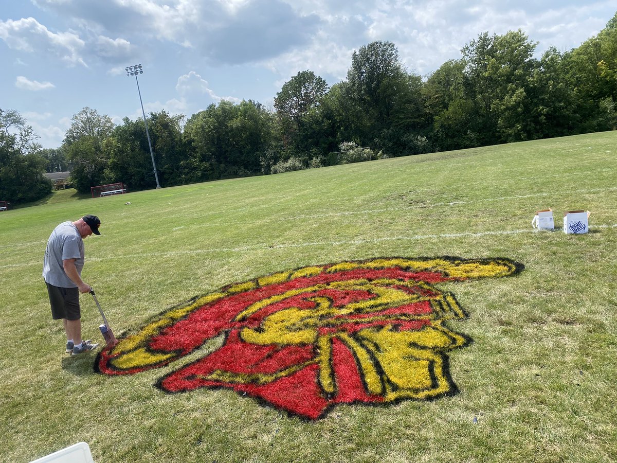 Practice field getting and upgrade!
#TrojanUp