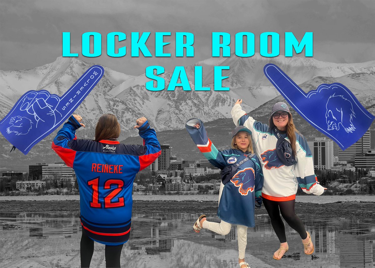 anchoragewolve1's tweet photo. 🚨🚨LOCKER ROOM SALE🚨🚨
When: Aug. 9 &amp; 10 from 3-7:00pm
Where: The Den at The Ben
Come secure your gear and prepare for next season... 50% off select items. #LetsRage #LockerRoomSale https://t.co/tGttaTWdsa