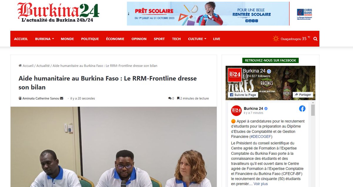 Action contre la Faim Burkina Faso tweet media