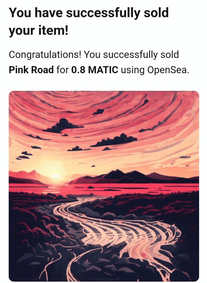 Sold🎊Sold
Special thanks friends @Elinftity <a href="/ArtistSH_/">SH</a> for their kind support &amp; purchases🙏💖
Pls check out their excellent #NFTArts in below links👇
rarible.com/woodcut
opensea.io/ArtistSH
#NFT #NFTCommunity #nft