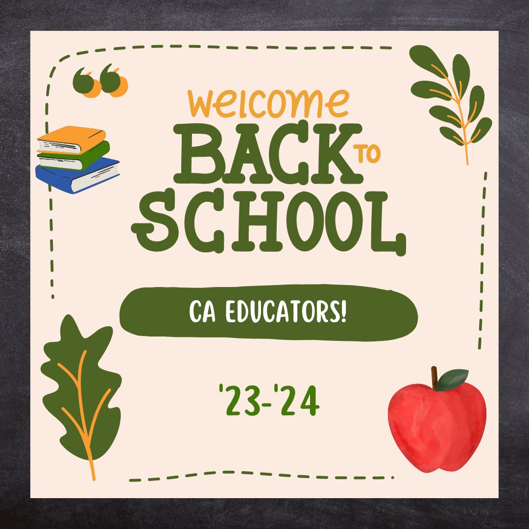 Happy back-to-school to all our amazing educators! Wishing you a wonderful 2023-2024 school year! 🍎

#backtoschool #school #education #leadershipmatters #teachers #california #edchat #ELL #EB #MLLs #schooldistricts #CA #Californiaschools #schoolyear #edtech #welcomeback