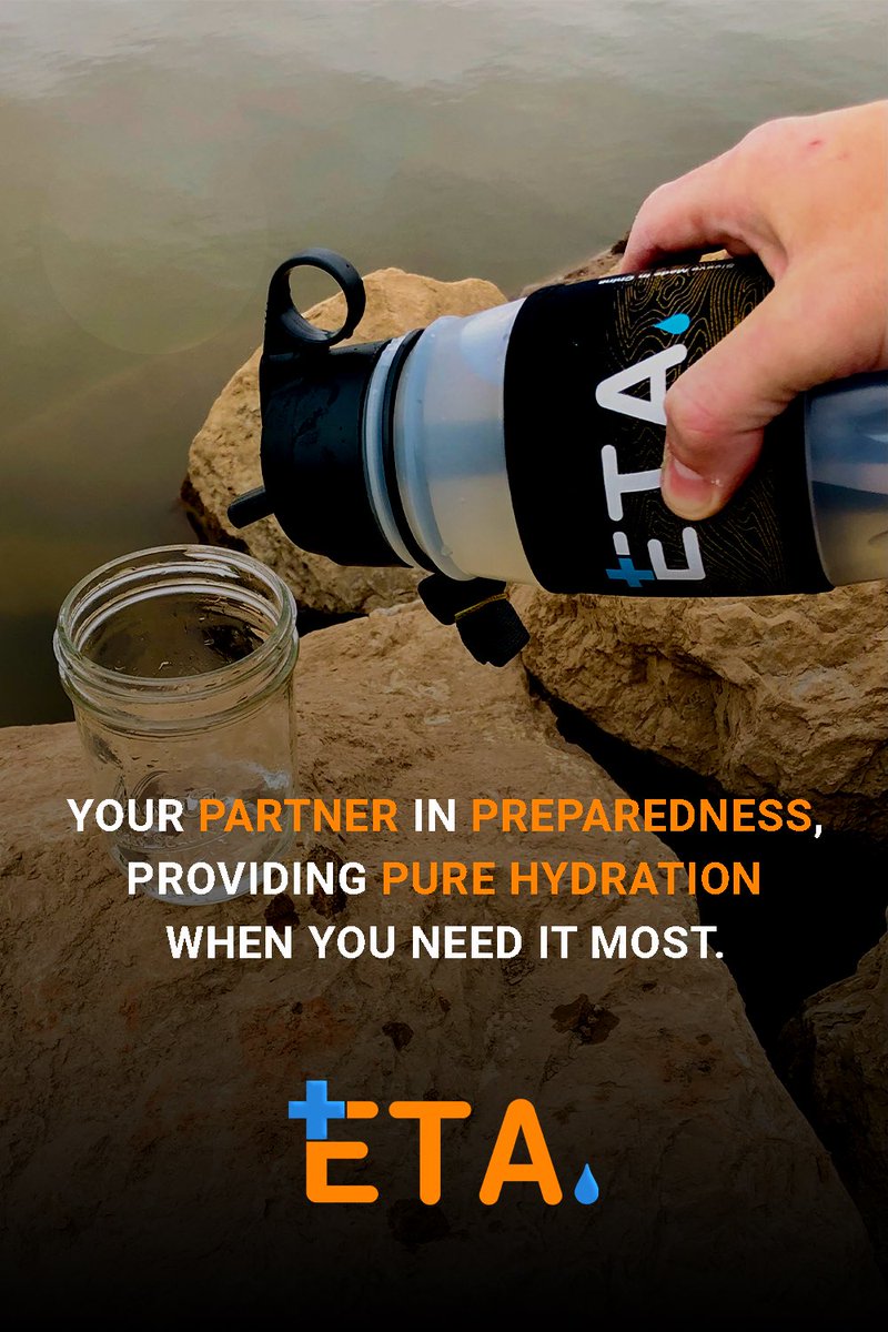 Stay ready for anything with your trusty companion by your side, ensuring hydration on-the-go. Adventure awaits, and we've got your back – sip, conquer, repeat! 🚵‍♂️🏕️

🛒 amazon.com/eta.

#TestedandTrusted #ExtremeFiltration #TrustETA #ETAsaves #ETAlife #alkalinewater