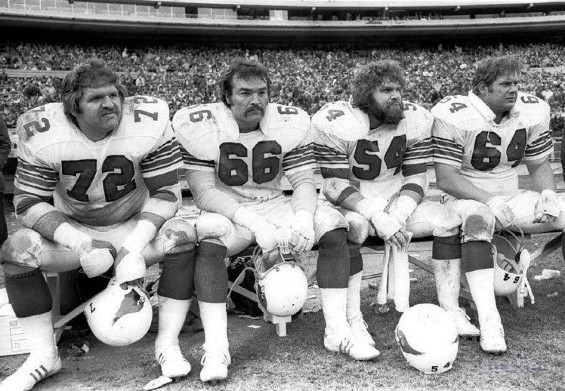 Super70sSports's tweet photo. I will always support any offensive line that looks like the Oak Ridge Boys on steroids. https://t.co/kZ9eZ5MtbK