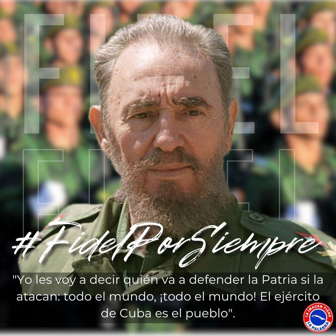 #CubaEsNuestra 
#FidelPorSiempre