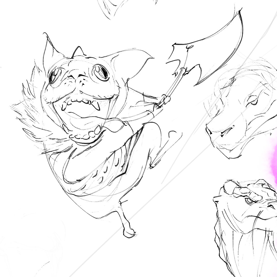 fearthebugman's tweet photo. Sketches N shit

#fantasy #fantasyart #Kobold #DnDcharacter #oc #dungeonsanddragons #dragon #artist #art #drawing #comicart #comicartist #comic #manga #anime #cartoon #creaturedesign #monsters https://t.co/oOitZFDu6W