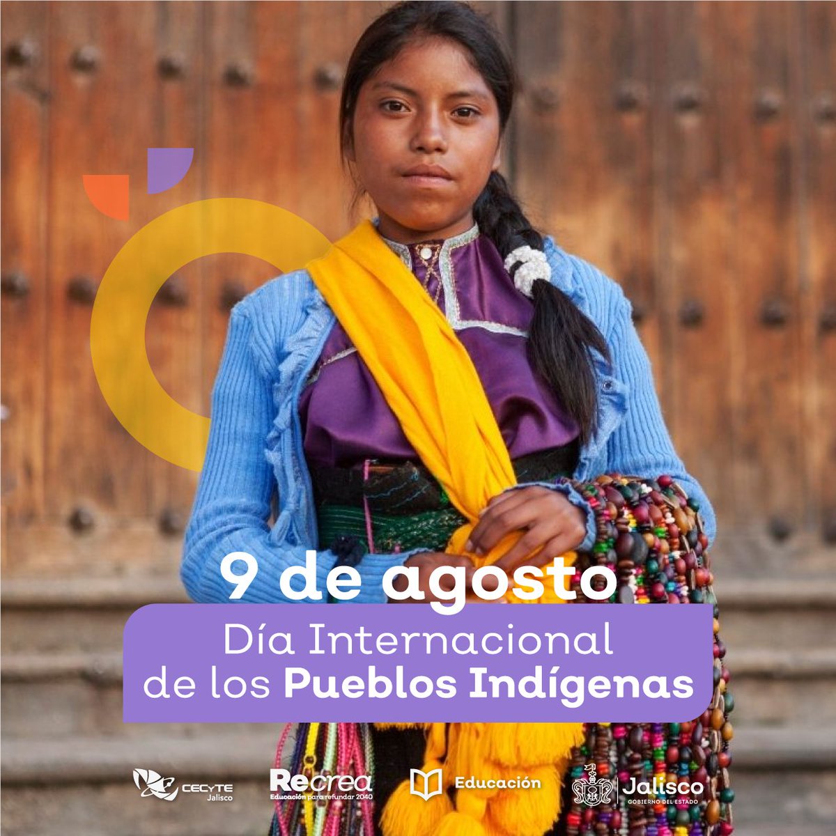 cecytejal_'s tweet photo. En el Día Internacional de los Pueblos Indígenas, recordamos la invaluable riqueza cultural y sabiduría ancestral que enriquece nuestro mundo. ✨ Es momento de honrar y respetar sus derechos, preservar su herencia.🙌

#SomosGrandes💖
#SomosCECyTEJ💚🧡 https://t.co/n9I9z0NmTa