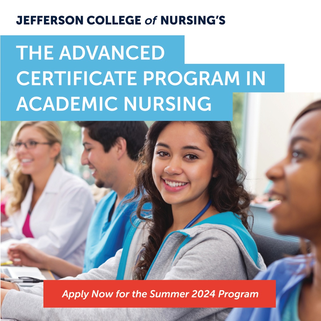 The Certificate Program is designed for professional nurses interested in developing core knowledge and skills in teaching nursing education. The certificate is open to registered nurses who earned a minimum of a bachelor’s degree. 

To learn more, visit bit.ly/3YhThV1