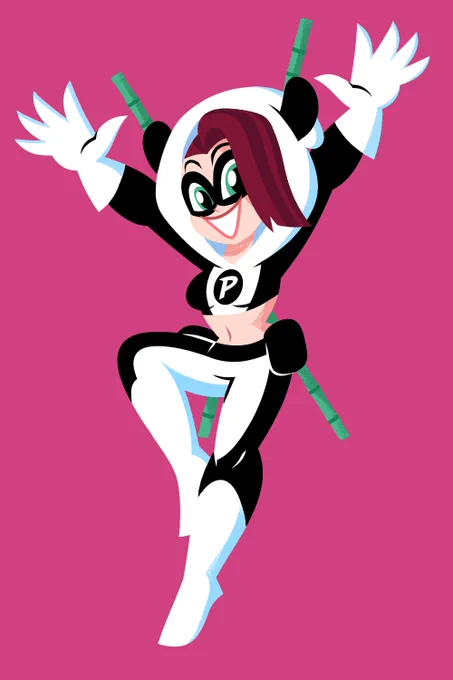Lineless commission for    Of her DCSHG OC Pandamonium