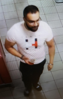 YRP's tweet photo. SEXUAL ASSAULT IN AURORA- Fri Aug 4, 9:10pm, a male suspect touched a female victim in a sexual manner at a fast-food restaurant on First Commerce Dr. Suspect is male, South Asian, 30-40, dark brown hair &amp; facial hair, wearing glasses &amp; white T-shirt https://t.co/mlOEmvhQf0 https://t.co/ulrq2N2ArG