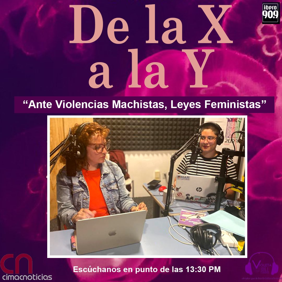 ⚖️ Hablemos sobre las leyes que fueron creadas para salvaguardar la vida y la integridad de todas las mujeres 👩‍👩‍👧‍👦

No te pierdas una emisión más de "De la X a la Y" y aprendamos a reconocer y deconstruir las violencias machistas 

Sintoniza <a href="/Ibero909FM/">Ibero 90.9 FM</a> 📻