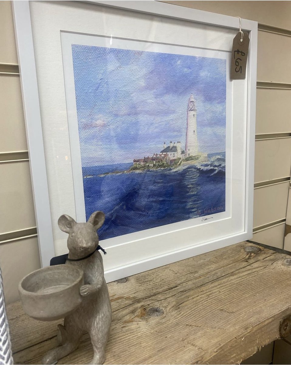 laurawatsonart's tweet photo. Exciting news - I have another stockist in Whitley Bay! @BlueberrySquare on Park View have very kindly agreed to stock some of my framed prints - St Mary’s Lighthouse, Rendezvous Cafe and Snow at Spanish City.  Perfect if you’re looking for artwork that requires minimal effort! https://t.co/9Ocb9BnaL0