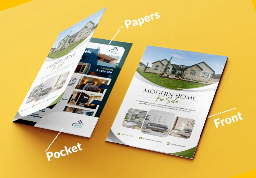 I Will design for you a professional Business Folder that will be eye-catching and custom real estate or any presentation folder.

Why You will choose me?

I will design for you a unique modern presentation folder. 
#PRESENTATION #presentationfolder #design #flyer
#designer