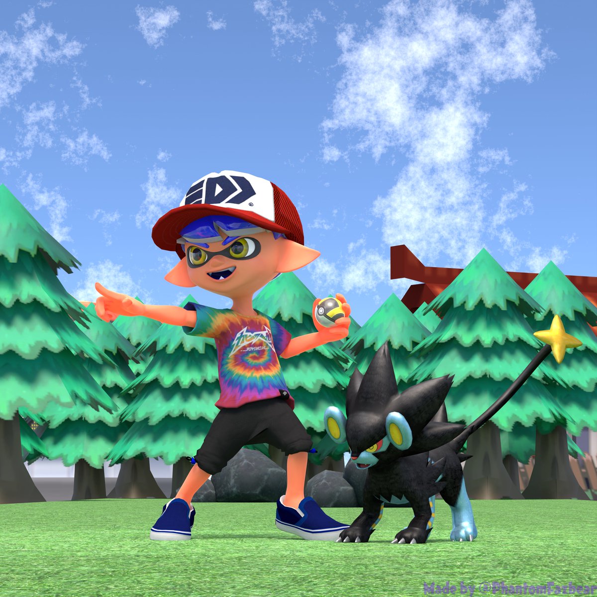 Phantom_fazbear's tweet photo. Render for ma bestie @Arcade_22_ !! <3

#splatoon #splatoon3 
#スプラトゥーン3 #pokemon
#splatoonart #Blender3d https://t.co/fzwSSaA6SP