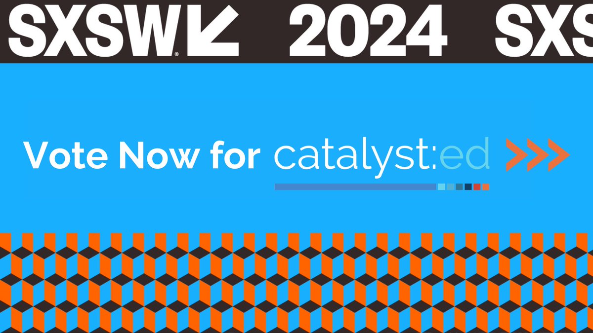 [🗳️ CAST YOUR VOTE] We need YOUR support to get our team and providers to #SXSWEDU 2024. 

➡️Learn about each of our proposed sessions and how you can vote today to ensure our voices are heard loud and clear! catalyst-ed.org/help-bring-cat… #PanelPicker