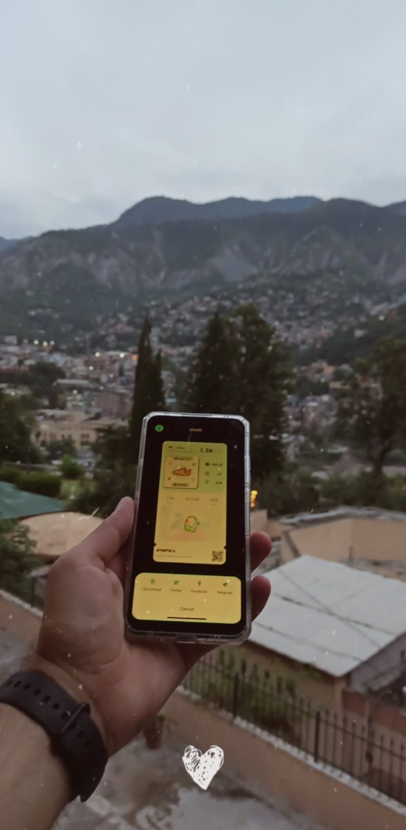 orhaanbey7's tweet photo. @CioSilv @Stepnofficial @jameswerk @STEPN_Su @TatsianaSTEPN @MetaXN_FSL @STEPN_KR @dyorstepn @Atitovva @StepnEurope @cryptocrypto999 STEPN in mountains.. my Friend @arioman_stepn we are far far away but I hope you also consuming your energies.. #STEPNTrip https://t.co/1PErnVIUub