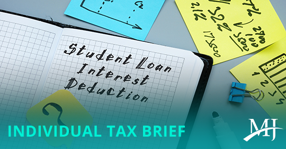 If you are resuming student loan payments soon, be aware that interest is deductible for some borrowers subject to certain limits. Here are the rules.

hubs.ly/Q01-r_T50