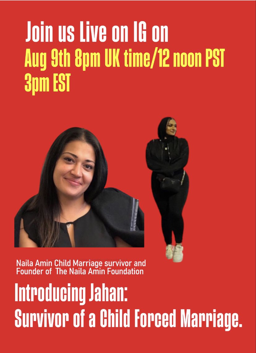 Join us live on IG tomorrow.