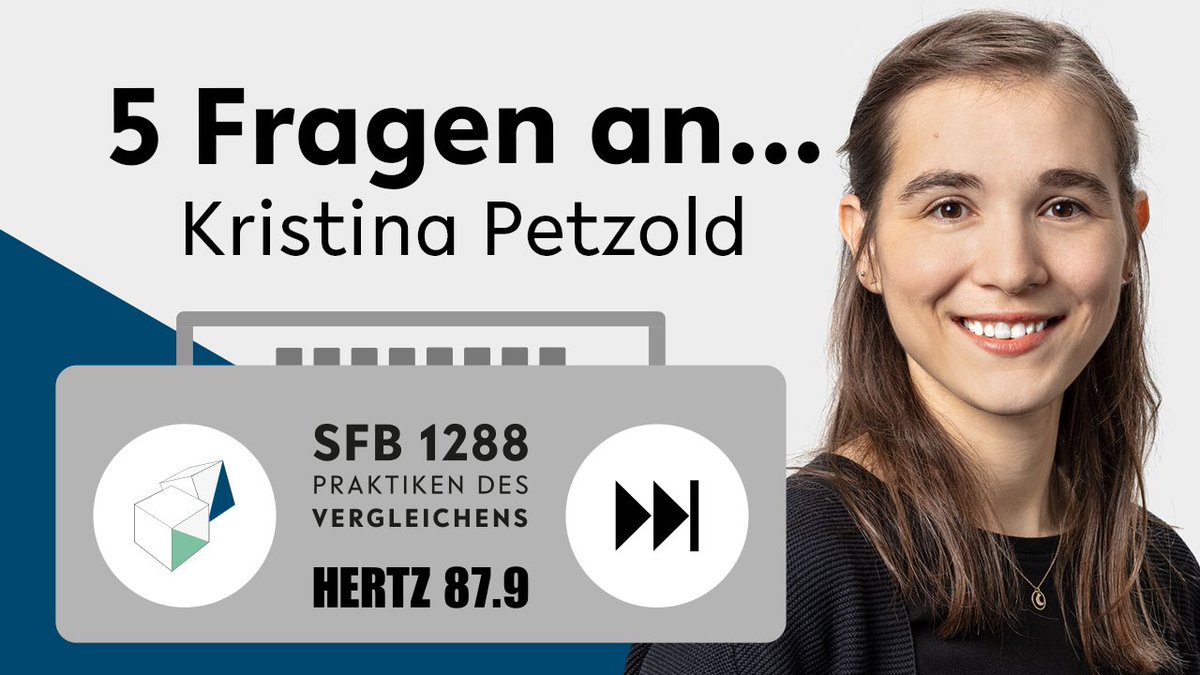 sfb_comparing's tweet photo. 📻 Ein neues Video aus dem #Radioformat "SFB 1288 auf Hertz 87,9" ist auf unserem #YouTube-Kanal verfügbar: Im Interview zu Gast war #SFB1288-Mitglied @Kristina_Ptzld.
@dfg_public @unibielefeld #Vergleichspraktiken
➡️ "5 Fragen an... Kristina Petzold": https://t.co/y9v5X3UAC8 https://t.co/JbyBL5grCp