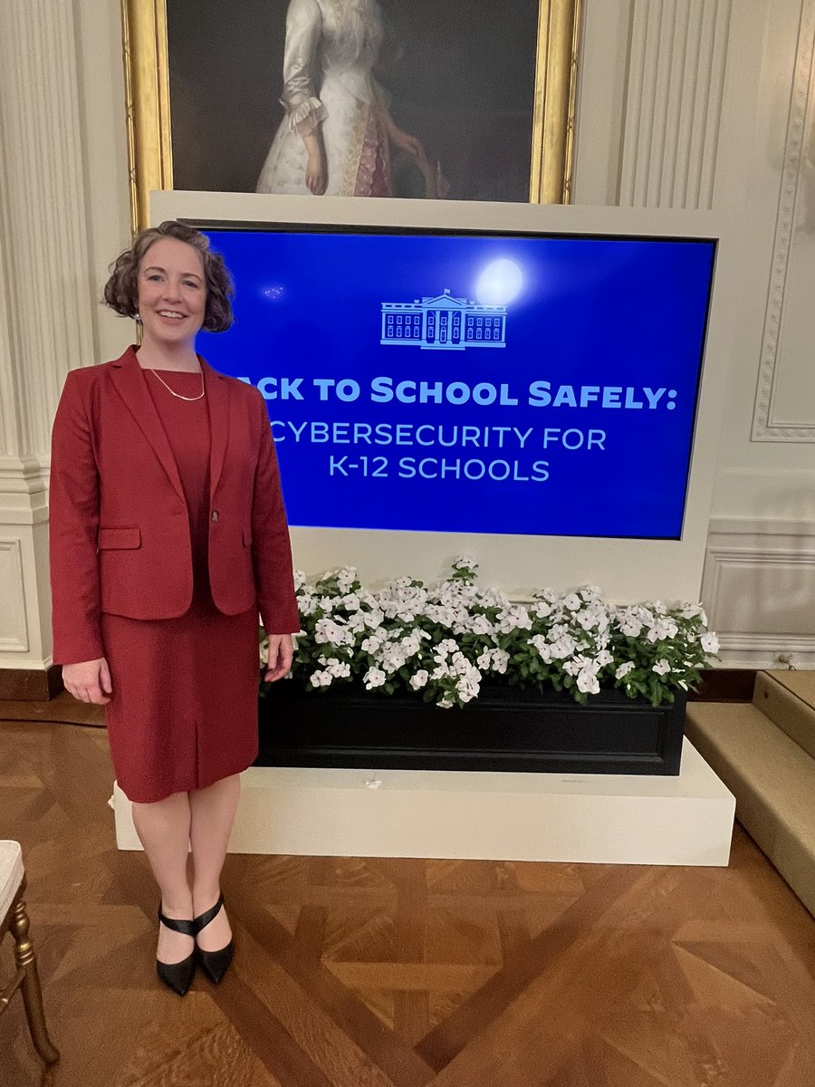 The ethical, lawful, and secure use of data are essential to <a href="/RILDSCenter/">Rhode Island Longitudinal Data System</a> operations. Honored to join the <a href="/WhiteHouse/">The White House</a> summit on #k12 education #cybersecurity.