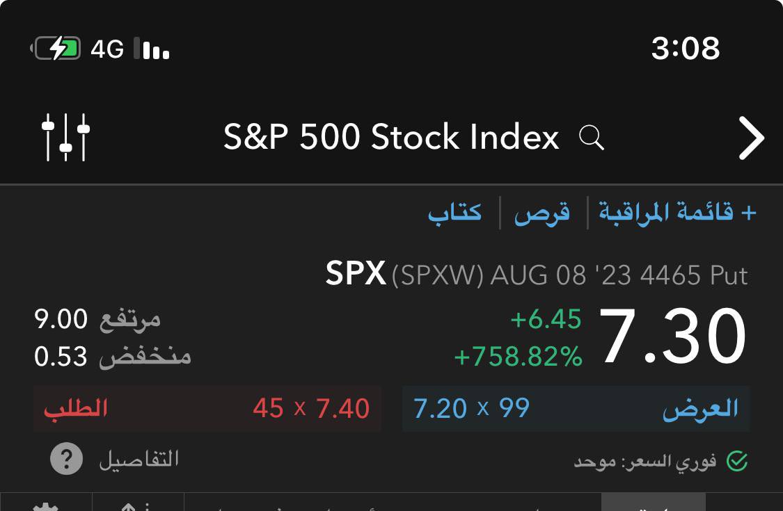 spx_Abdullah's tweet photo. اللهم لك الحمد ..
تداول في نظري جيد 
- يوم الاثنين ماتوفقنا في العقود ولكن اليوم كان التعويض 😇♥️ .

عقد من 2.35 الى 7.30
عقد 1.90 الى 5.40
عقد بخساره 40 دولار
عقد من 0.50 الى 1.40 
مستمرين بعقد شركه كذلك
حصيله اليوم : 975 دولار وباسوء الظروف الي خرج بدري مفروض مايقل عن 400 دولار ! . 

- والوعد بكره افضل باذن الله ♥️ 
#الاهلي_الحزم #سباكس #SPX #اوبشن #SPX500 #السوق_الامريكي #أرباح_تويتر #نيمار_مطلب_هلالي #اوبشن #عقود #Options