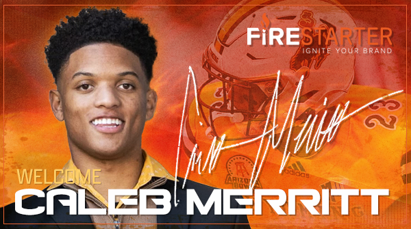 yourfirestarter's tweet photo. I'm so thrilled to welcome fellow Poke, University of Wyoming WR @CalebMerritt6, to the Firestarter family. https://t.co/d7MKwqP3XY