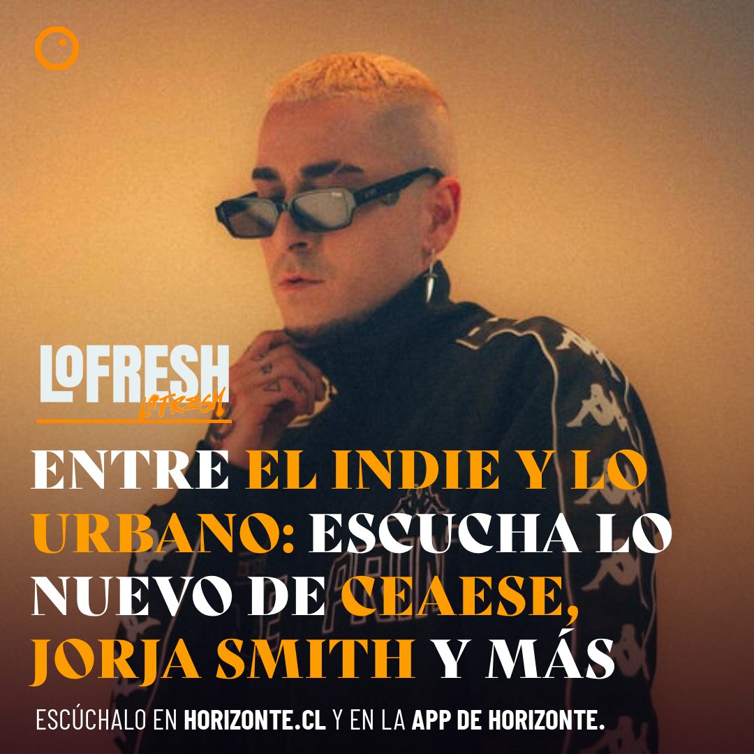 radiohorizonte's tweet photo. Hoy en #LoFresh, @milla_kemp estará conversando con #Ceaese, revisando el último lanzamiento de #JorjaSmith y mucho más 💥
¿Te gustaría pedir alguna canción? Coméntala y conéctate desde las 16 hrs por https://t.co/ur3VZqN04F y en nuestra APP 📲 https://t.co/lTFHuGuaiJ